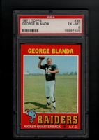 1971 Topps #039 George Blanda PSA 6 EX-MT   OAKLAND RAIDERS